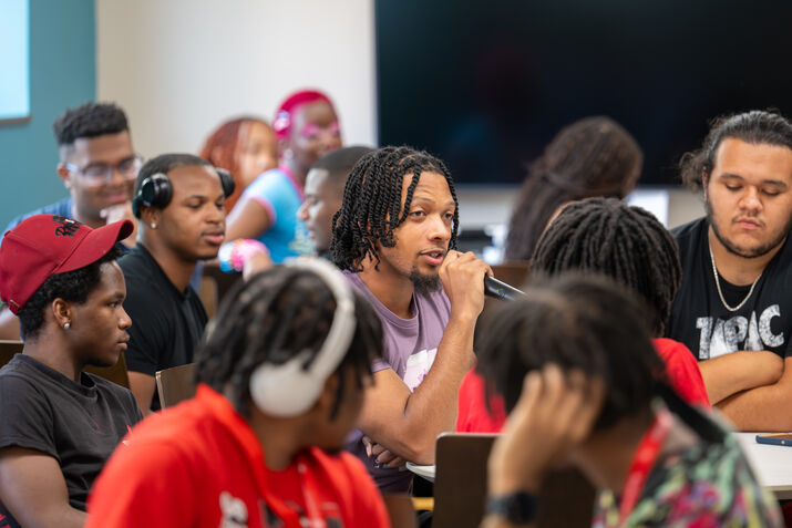 Multicultural CenterTiny Desk - Images of Students at the event